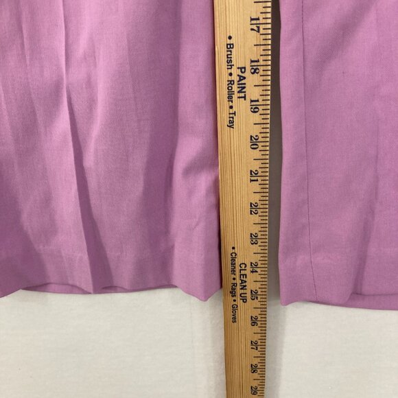 New Talbots size 16 Pink Purple Flare Kick Crop Pants Preppy Office Work - Picture 10 of 12